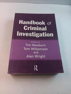Handbook of Criminal Investigation by Tim Newburn (English) Paperback Book