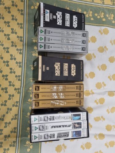 Star Wars VHS Trilogy Special Edition Silver Gold - 9 Movies - Widescreen - Bild 3 von 6