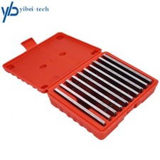 HARDENED 1/8" STEEL PARALLEL SET 10 MATCHED PAIRS PARALLELS .0002"