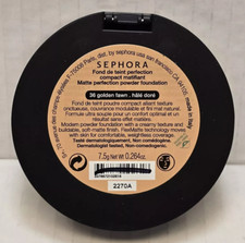 Sephora Matte Perfection Powder Foundation  36 Golden Fawn  Full Size  SEALED