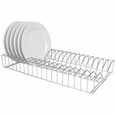 Vogue Buffalo Plate Rack Made of Stainless Steel Can Be Attached to Wall - 915mm