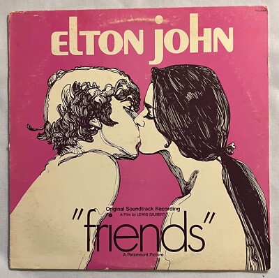 Elton John ''Friends'' -  VG+/VG+ - 1971 Vinyl LP - PAS 6004 - ultrasonic