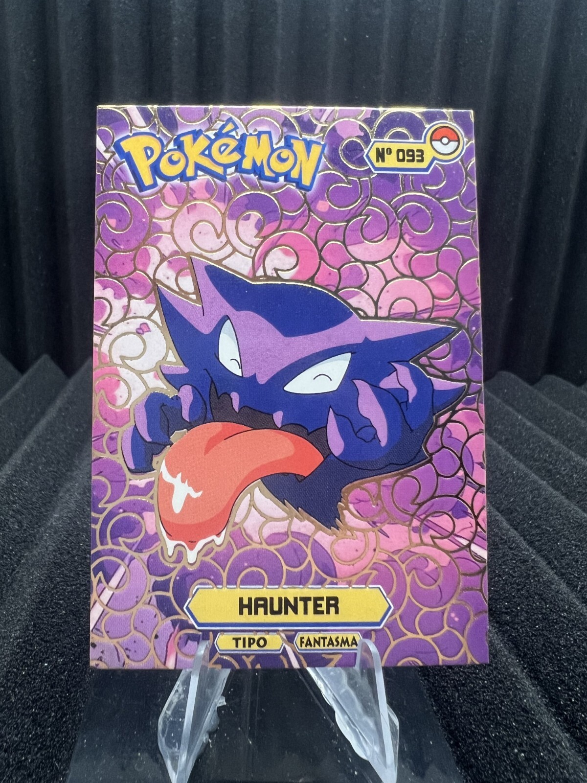 Haunter #93 - Gold Holo - Card Tops Pokedex Database 2024 - Pokemon Card NM