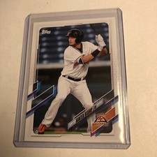 2021 Topps Pro Debut Paper Base Prospect Rookie Card #76 Hunter Bishop