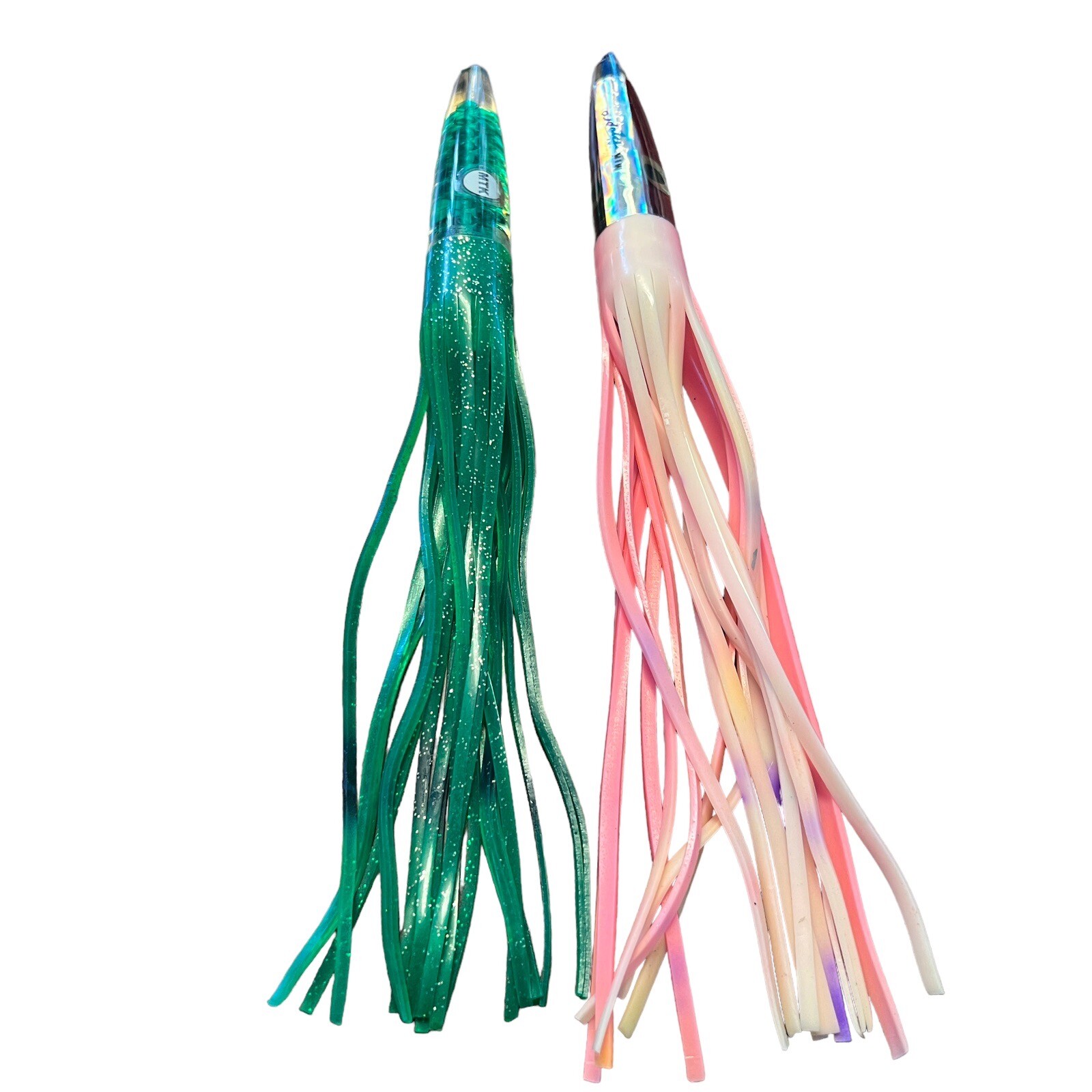 Bluefin Tuna Lures 10" Bullet Head H20 Pro Tackle Green Multi-col (Lot of 2) - Image 9