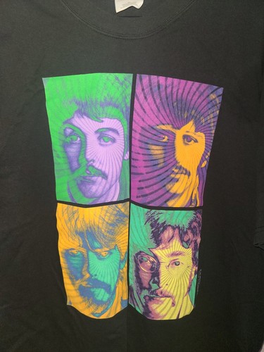 1998 Apple The Beatles Warhol Shirt XL Vintage PSYCHEDELIC POP ART PORTRAITS T-SHIRT - Bild 2 von 10