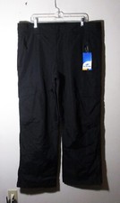SLALOM Black Nylon Cargo Snowboarding Ski Pants Men's Size XL NWT