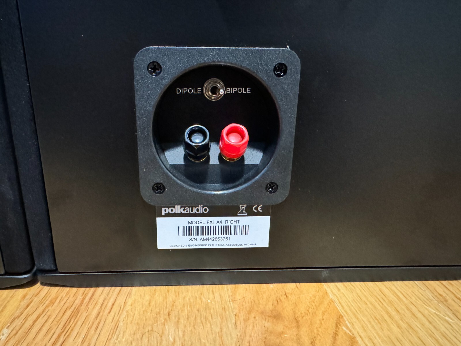 Polk Audio Fxi A4 Bipole Dipole Surround Speakers Pair eBay