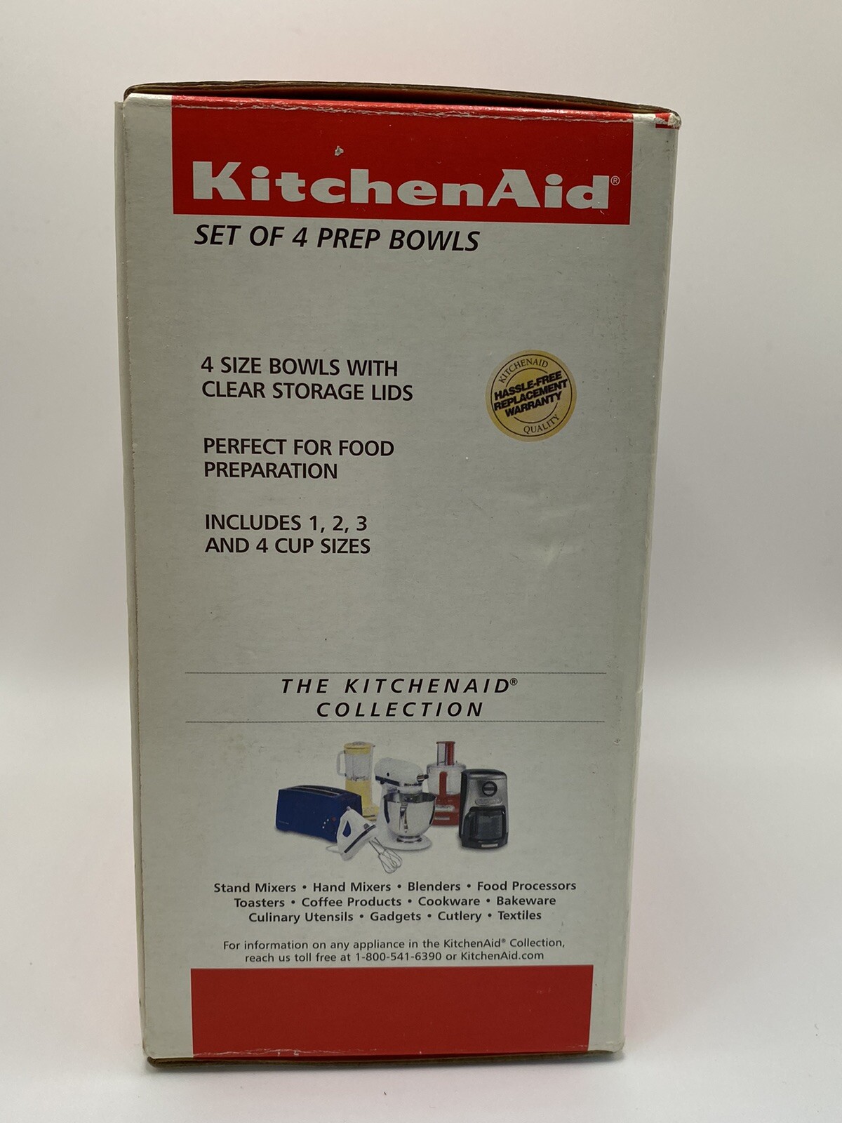 KitchenAid Cooks White Prep Bowls Set of 4 for sale online eBay