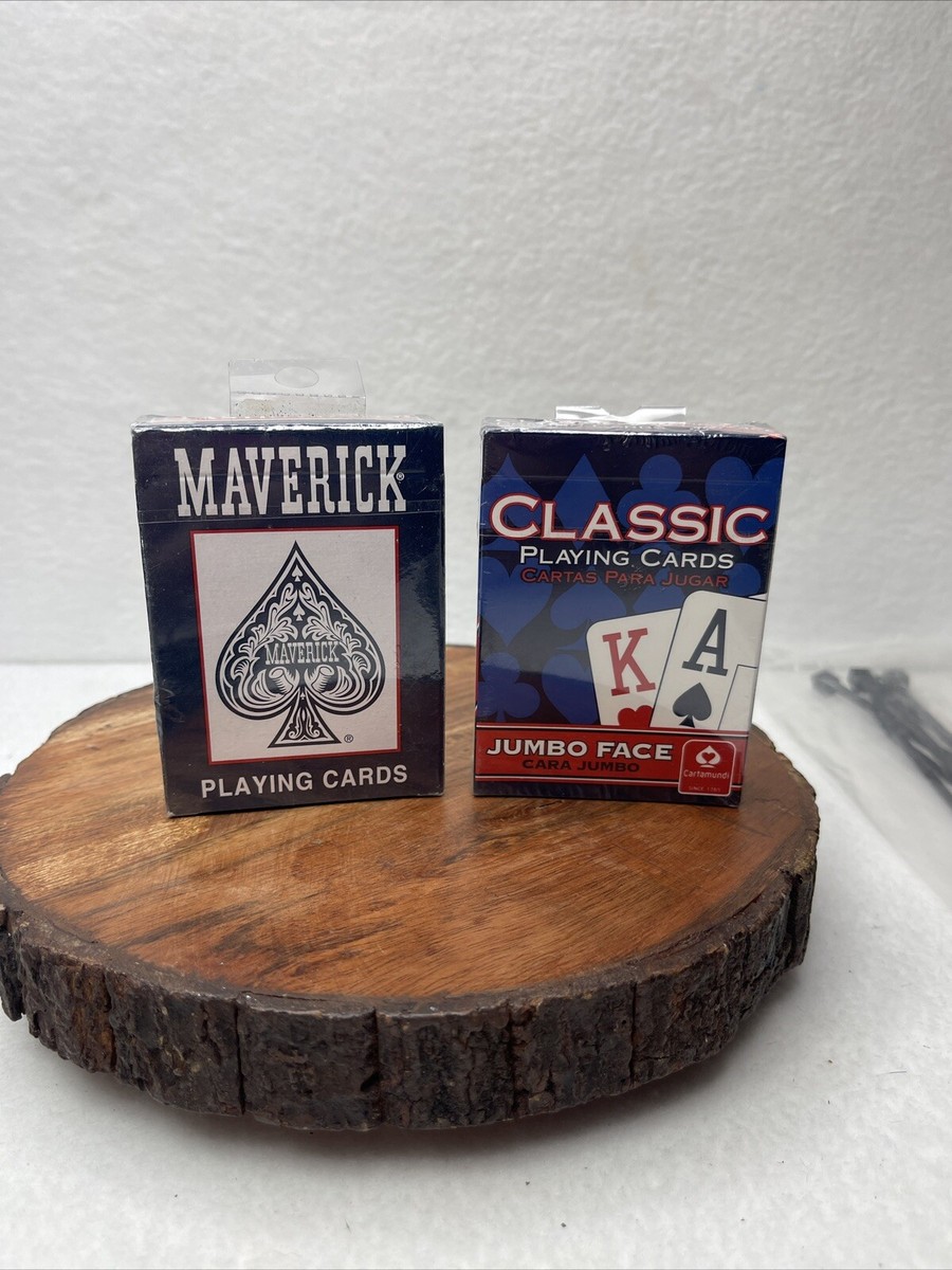 Hoyle Maverick Poker Playing Cards, and Classic Jumbo Face 2 Hoyle Maverick Poker Playing Cards, and Classic Jumbo Face 2