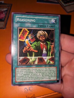 reasoning yugioh card Amazon.com: YU-GI-OH! - Reasoning (BP02-EN139) - Battle Pack 2: War of The Giants - 1st Edition