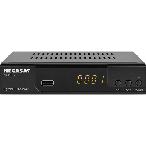 MegaSat HD 644 T2 DVB-T2 Receiver Front-USB Anzahl Tuner: 1 - Bild 1 von 2