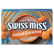 Swiss Miss Salted Caramel Flavored Hot Cocoa Mix 1.38 oz pack of 8