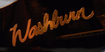NEW WASHBURN USA GOLD HEADSTOCK GUITAR DECAL | eBay