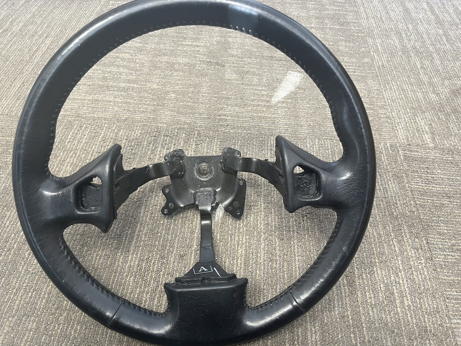 JDM OEM 90-05 HONDA ACURA NSX Steering Wheel NA1 NA2 Black Leather