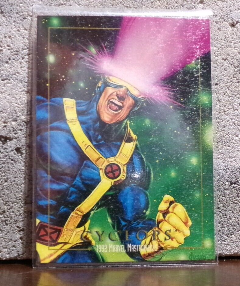 CARD STRAIGHT FROM PACK TO PENNY SLEEVE X-MEN CYCLOPS MARVEL