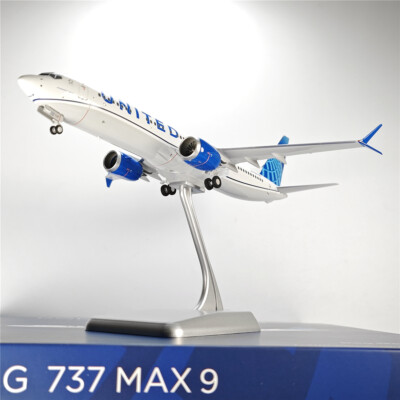 NG 200 United 737-Max 9 美品 1:200 NG Model United Airlines BOEING 737 MAX 9 Passenger