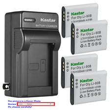 Kastar Battery Wall Charger for Olympus Li-90B Li-90C  Olympus Stylus TG-5