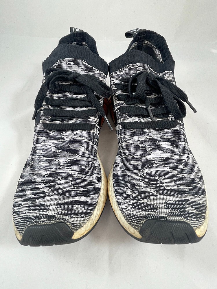 adidas gazelle silver green womens Adidas NMD R2 Primeknit Black White Future Harvest main image 1