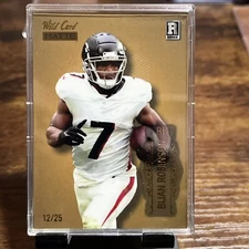 2023 Wild Card MATTE Chase Bijan Robinson /25 Rookie