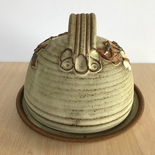 Cheese Dome Butter Dish Studio Pottery Country Kitchen Decor Medium 18cm - Picture 4 of 11