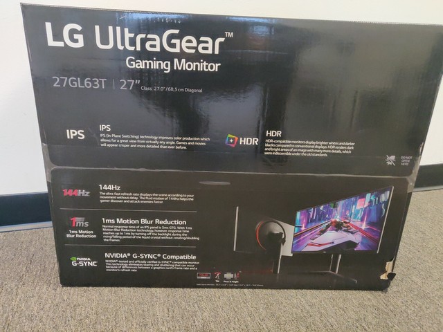 LG UltraGear 27GL63T 27 inch Widescreen FHD IPS Monitor for sale online | eBay
