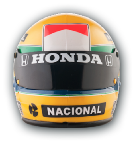 F1 Ayrton Senna McLaren 1988 Rare Helmet Scale 1:5 Formula 1 With