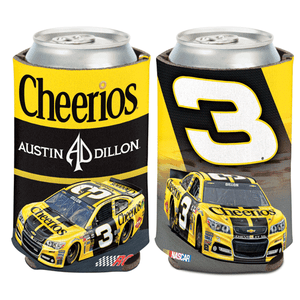 NEW-Austin-Dillon-3-CHEERIOS-12-OZ-Can-Coozie-Cooler-NASCAR