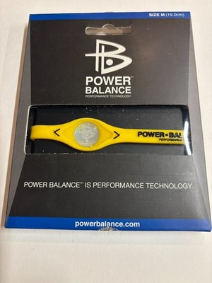 Power Balance Performance Technology Armband - Gelb/Schwarz, Größe M