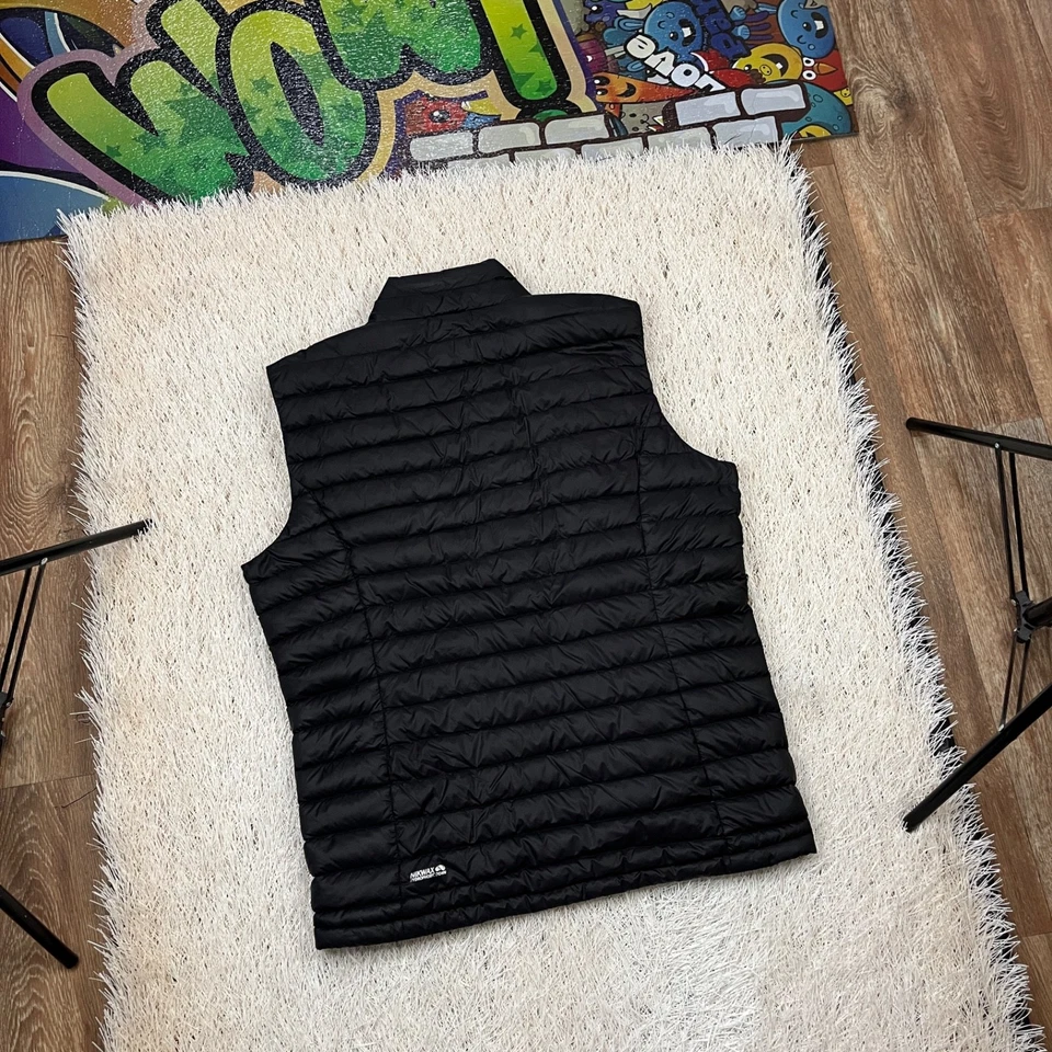 Chaleco acolchado Rab Microlight Down negro chaleco calentador Pertex Nikwax talla grande Foto 2 de 4