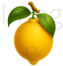 Lemon Citrus  Fruit  Art Digital Image Picture Background Desktop Print Sticker