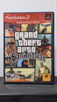 Grand Theft Auto San Andreas (Greatest Hits) PS2 PlayStation 2 - Tested w Manual