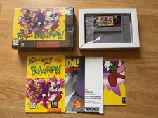 Ren & Stimpy Buckaroo Super Nintendo SNES CIB Cart Box Manual Inserts Poster