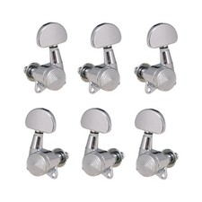 Chrome 3R3L Guitar String 1:18 Locking Tuners Tuning Peg with Key Machine Heads