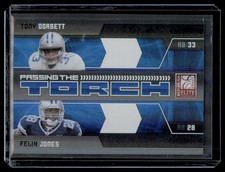 2009 Donruss Elite #5 Tony Dorsett / Felix Jones Passing the Torch Blue #/199