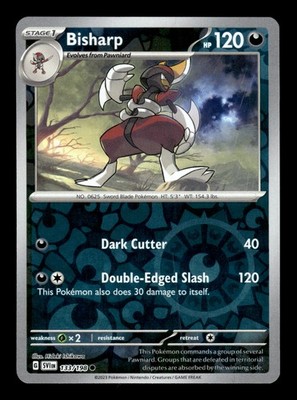 Pokemon TCG: Scarlet & Violet (Base Set) - Bisharp - 133/198 - Reverse Holo