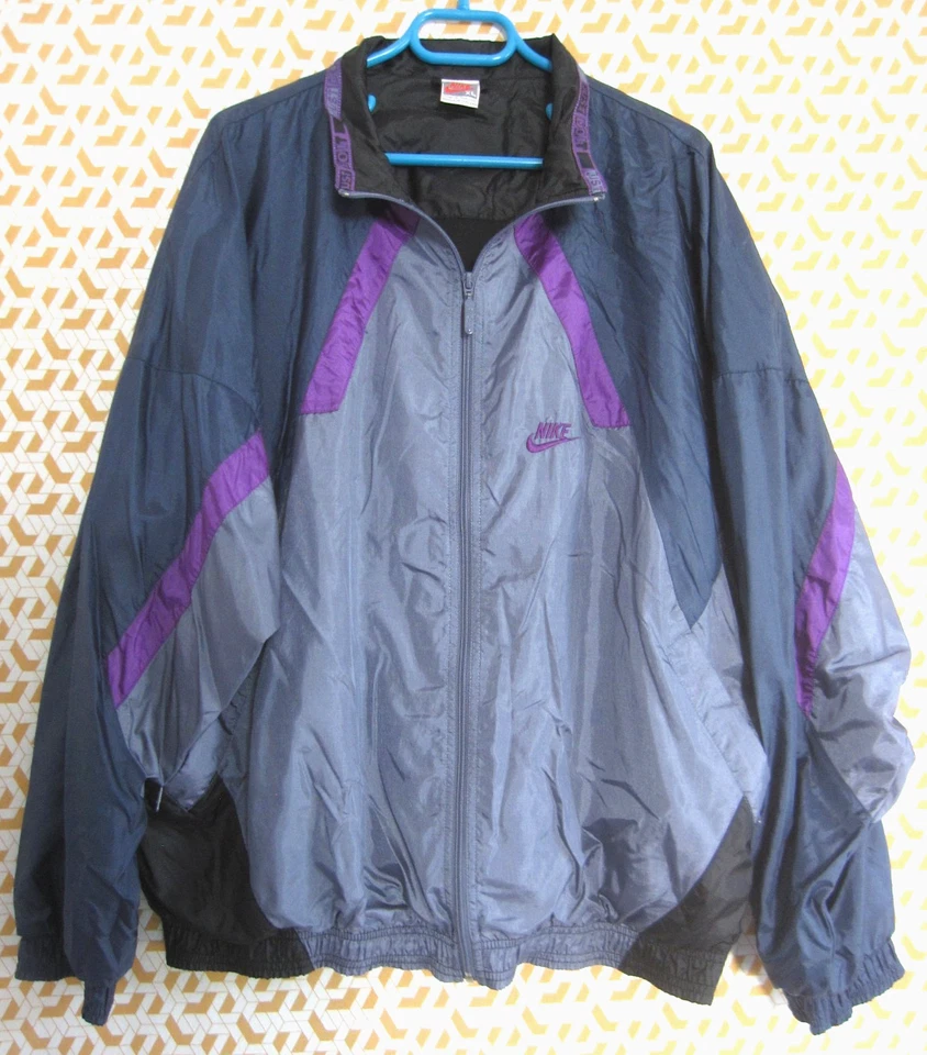 Veste Nike Just Do it Vintage 90'S Nylon Jacket survetement Homme - XL - Photo 1/4