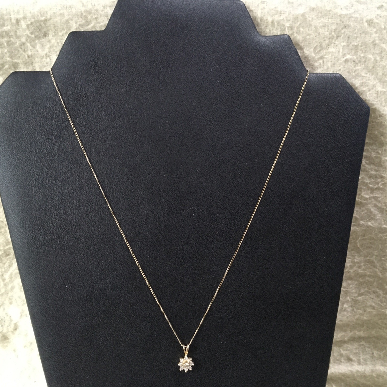 14K Solid Yellow Gold 1.9 - Solid Necklace With S… - image 3