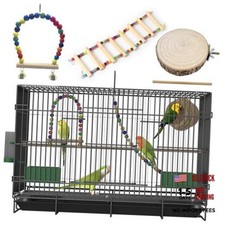 20-Inch Foldable Bird Cage for Parrots - Medium Small - Foldable