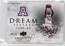 2012-13 Upper Deck Exquisite Collection Dream Seasons 8/70 Sean Elliott Auto 6m7