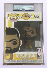 Anthony Davis Signed Funko Pop Autographed Auto Los Angeles Lakers MVP - PSA COA