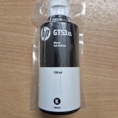 HP GT53XL Schwarz Original Tintenflasche, 1VV21A - Original HP 135ml