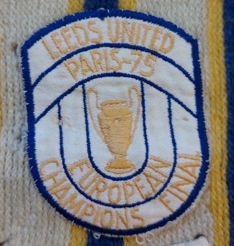 Rare football scarf vintage Leeds United 1970s, old soccer scarves - Picture 4 of 13