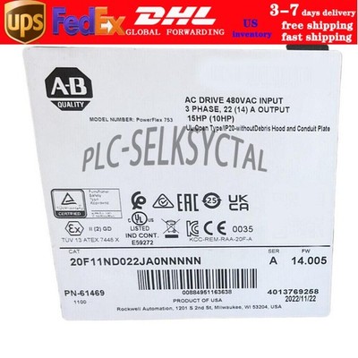 AB 20F11ND022JA0NNNNN PowerFlex 753 AC Drive 20F11ND022JA0NNNNN