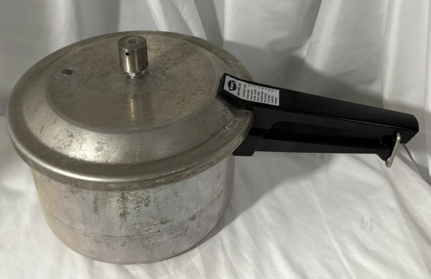 VTG MIRRO MATIC 4 Quart Pressure Cooker Aluminum M-0294