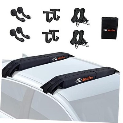 Universal Car Soft Roof Rack Pads Luggage Use without CrossBar(More Accessory)