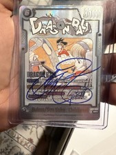 Mint Auto Bumla/Son Goku: Childhood Sb01-057 Autographed Dragon Ball Fusion