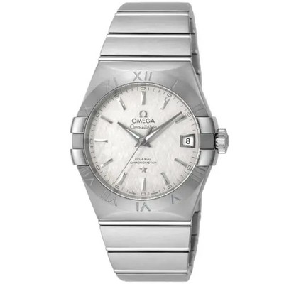 Omega Constellation Co-Axial 38mm Silver 123.10.38.21.02.004 Box Papers