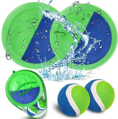 Klettballspiel Wurfspiel Garten Outdoor für Kinder ab 2 Jahren Spielzeug