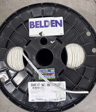 1000' Belden 6504FE 8771000 22/6C Shielded Security  Sound Cable CMP White